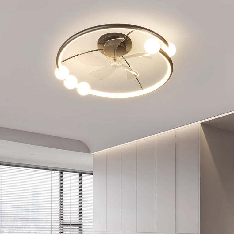 Minimalist Orb Aluminum Silicone Flush Mount