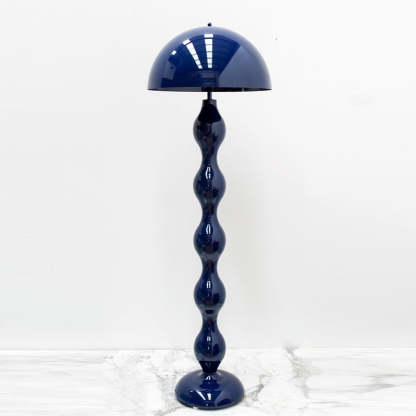 Scandinavian Cream Mushroom Semi-Circle Iron Floor Lamp