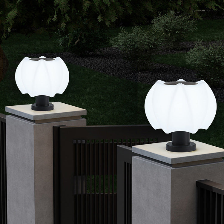 Minimalist Lotus Cylinder Outdoor Light