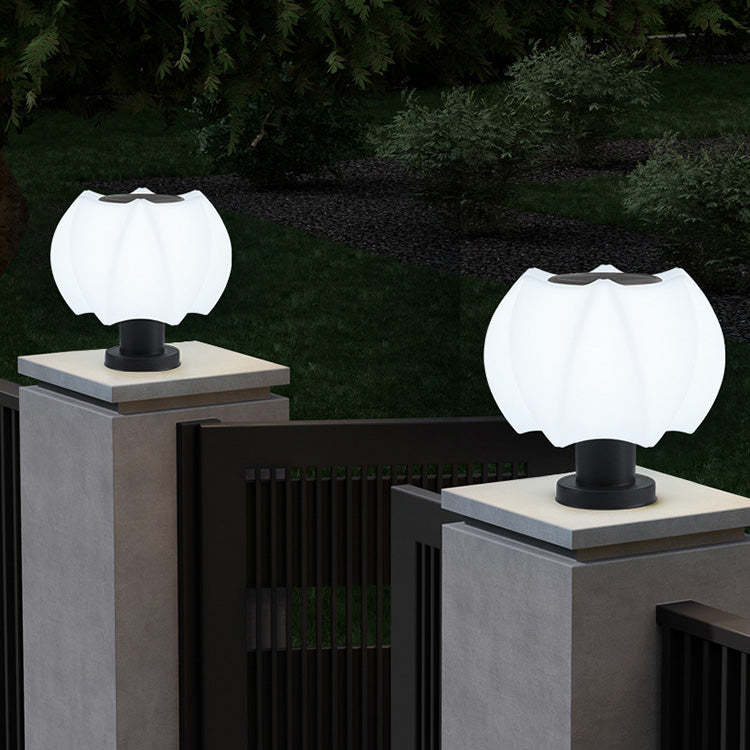 Minimalist Lotus Cylinder Outdoor Light