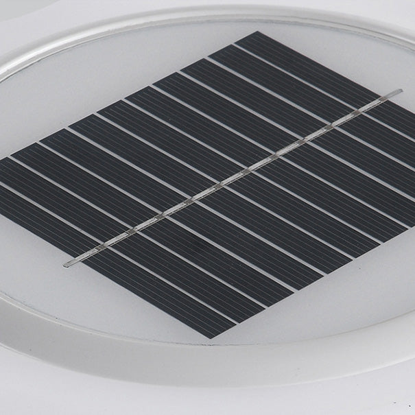 Minimalist Solar Lotus Cylinder LED Outdoor Light