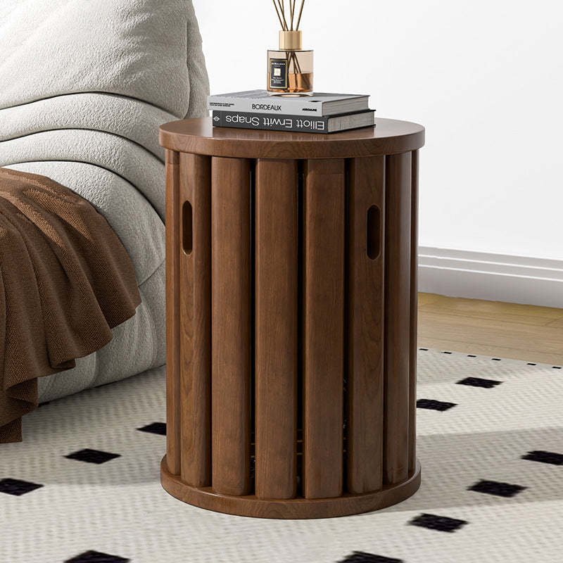 Minimalist Detachable Round Wood Side Table