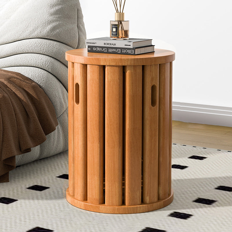 Minimalist Detachable Round Wood Side Table