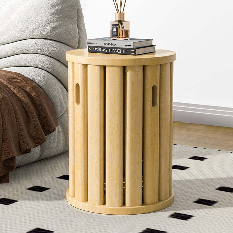 Minimalist Detachable Round Wood Side Table