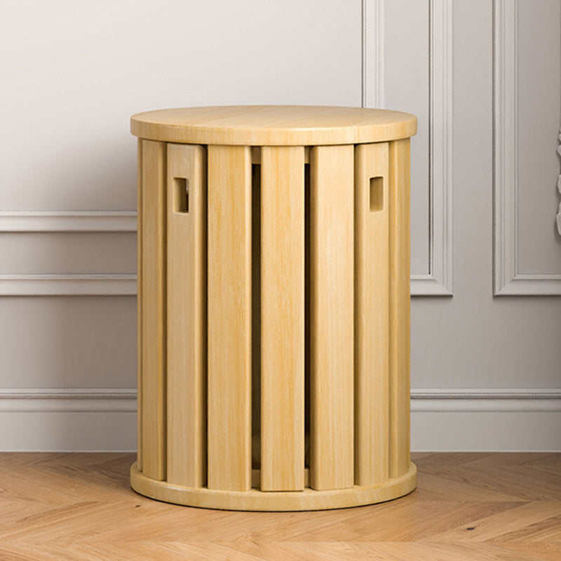 Minimalist Detachable Round Wood Side Table