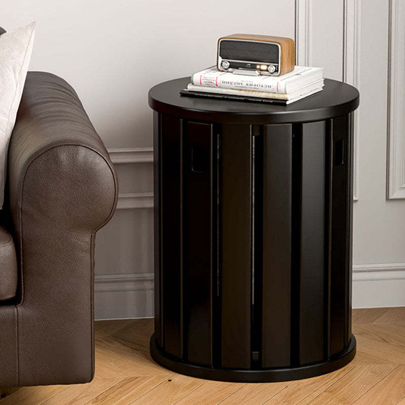 Minimalist Detachable Round Wood Side Table