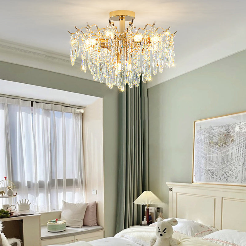 Modern Iron Tassel 6/10/12/14-Light Ceiling Light — 6 / 110V-120V For US/CA