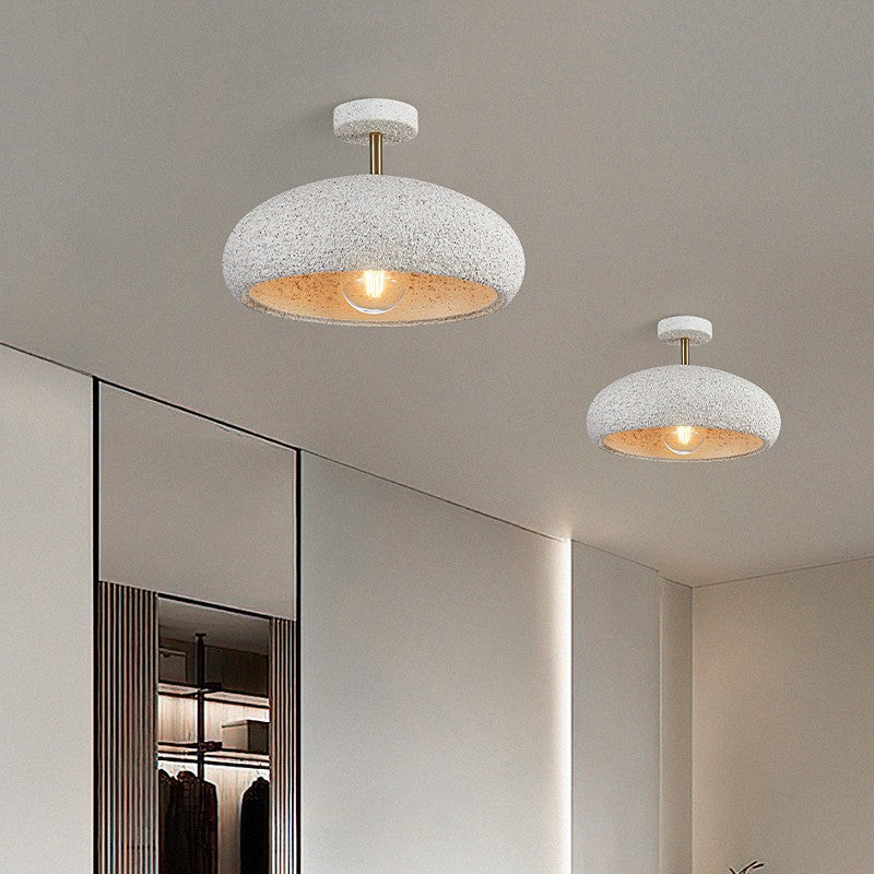 Scandinavian Wabi-Sabi Composite Ceiling Light