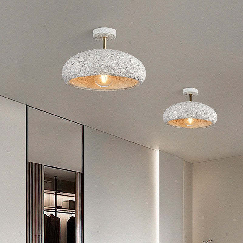 Scandinavian Wabi-Sabi Composite Ceiling Light