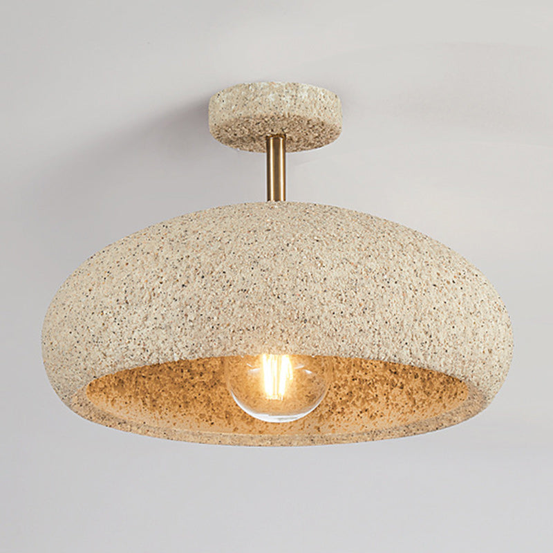 Scandinavian Wabi-Sabi Composite Ceiling Light