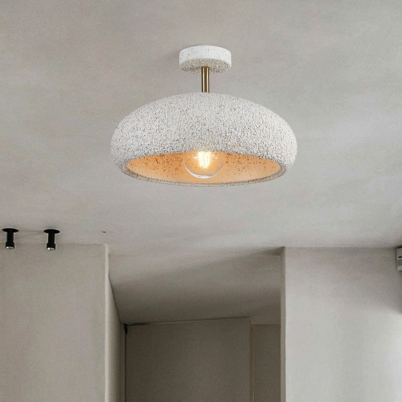 Scandinavian Wabi-Sabi Composite Ceiling Light