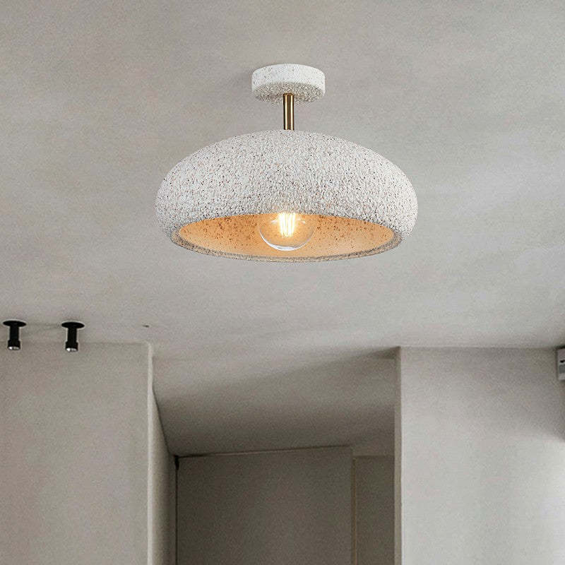 Scandinavian Wabi-Sabi Composite Ceiling Light