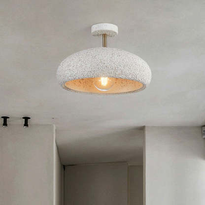 Scandinavian Wabi-Sabi Composite Ceiling Light