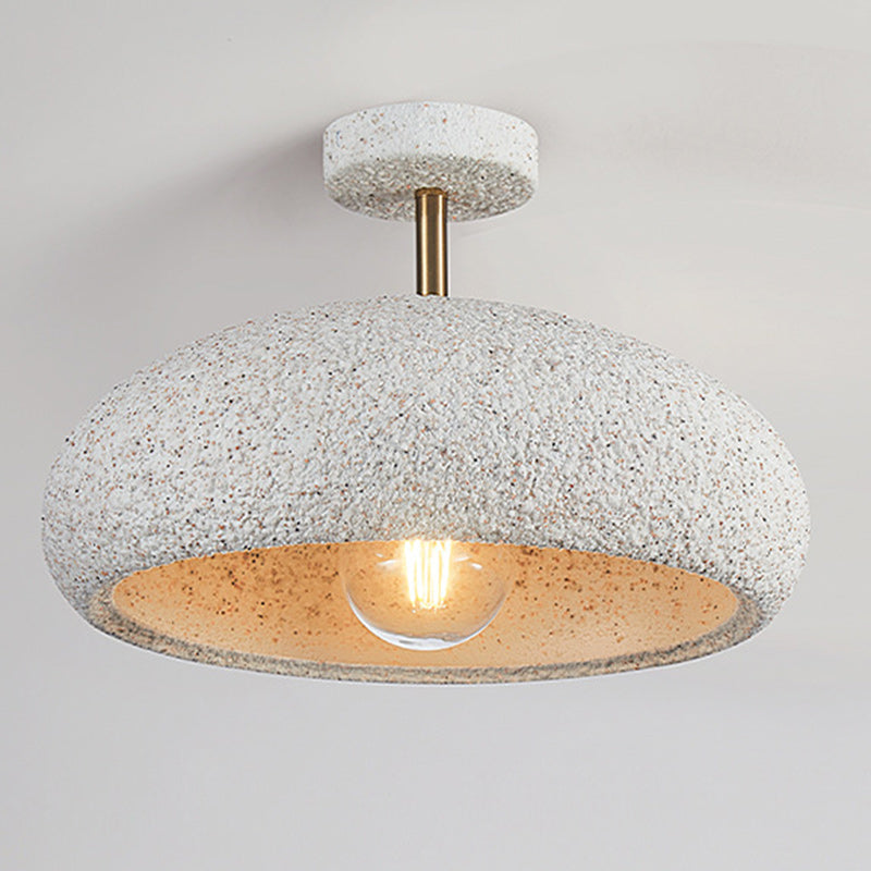 Scandinavian Wabi-Sabi Composite Ceiling Light
