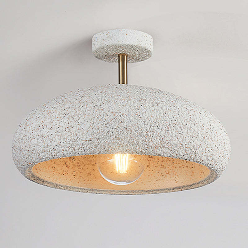 Scandinavian Wabi-Sabi Composite Ceiling Light