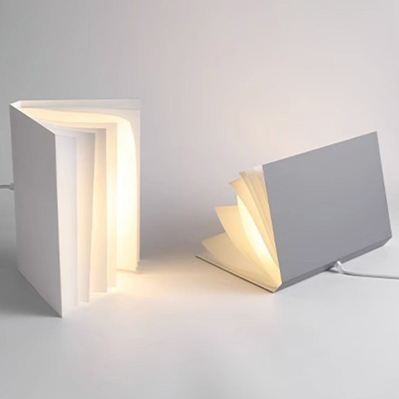 Contemporary Book Rectangle Iron Fabric Pendant Light