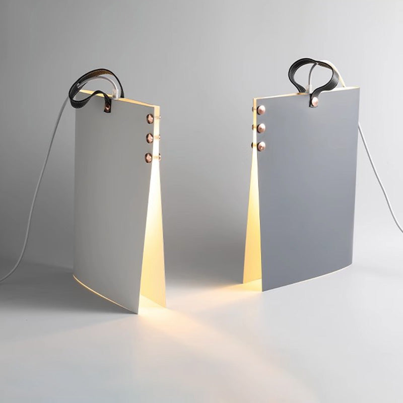 Contemporary Book Rectangle Iron Fabric Pendant Light