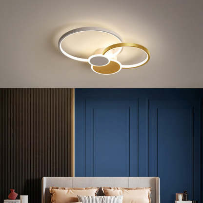 Minimalist Iron Silicone Circle Ceiling Light