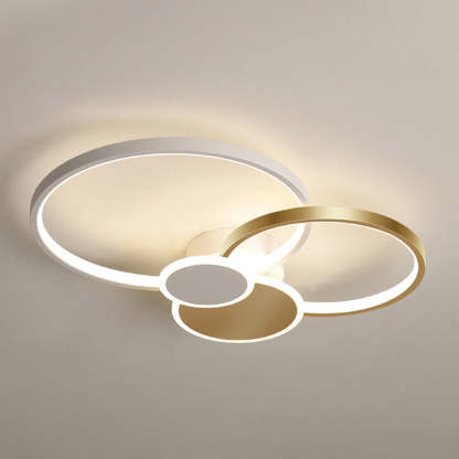 Minimalist Iron Silicone Circle Ceiling Light