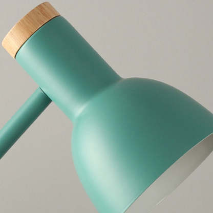 Nordic Dome Iron Solid Wood Table Lamp
