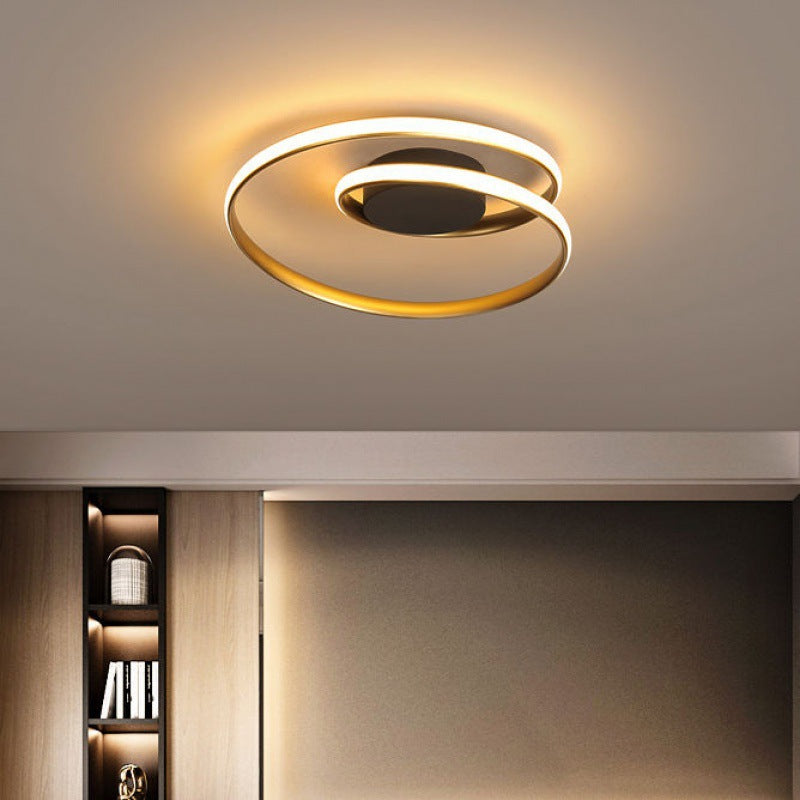 Contemporary Circle Iron Aluminum LED Ceiling Light