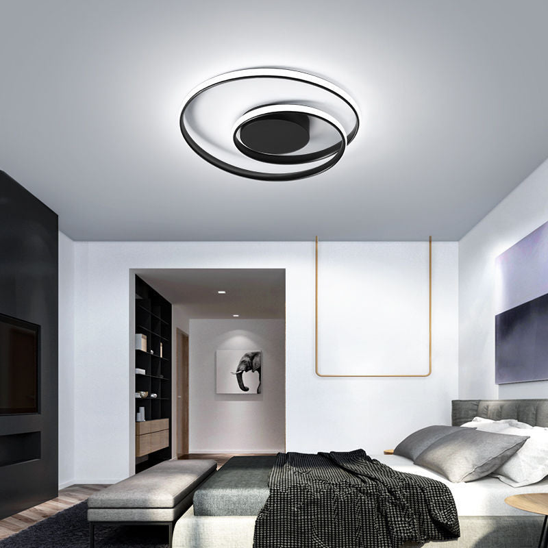 Contemporary Circle Iron Aluminum LED Ceiling Light