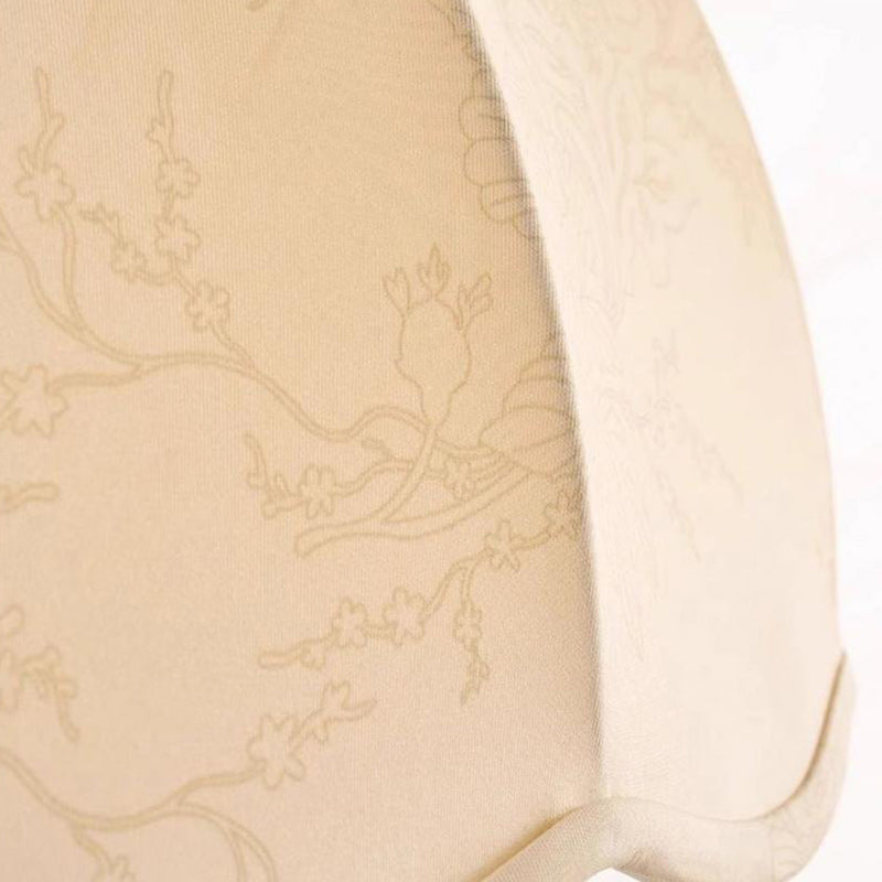 French Dome Iron Fabric 4-Light Pendant