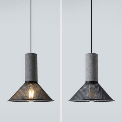 Industrial Cylinder Metal Cement Pendant Light