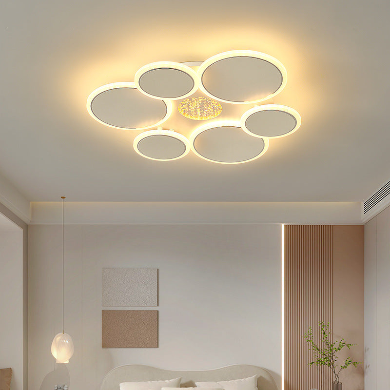 Scandinavian Iron Multiple Circle Ceiling Light
