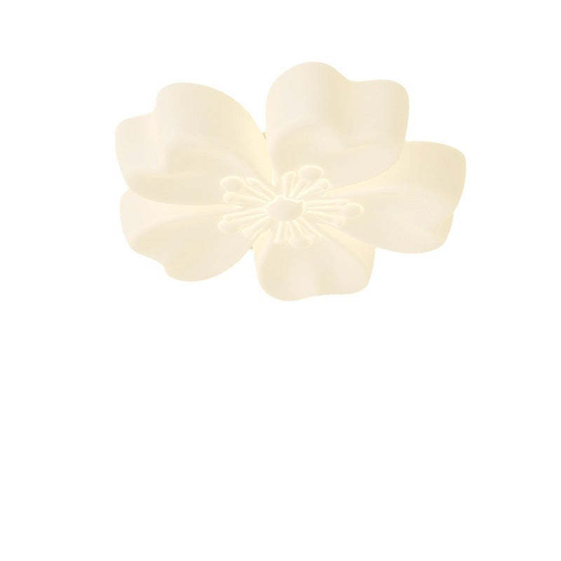 Modern Flower Metal Acrylic LED Semi-Flush Ceiling Light