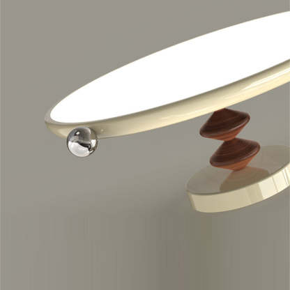Retro Round Iron LED Semi-Flush Ceiling Light — Large - B / Infinitely Dimmable / 110V-120V For US/CA