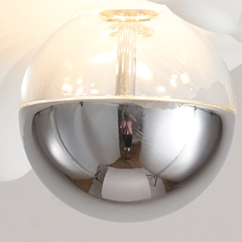 Modern Eclectic Aluminum Flower Ceiling Light
