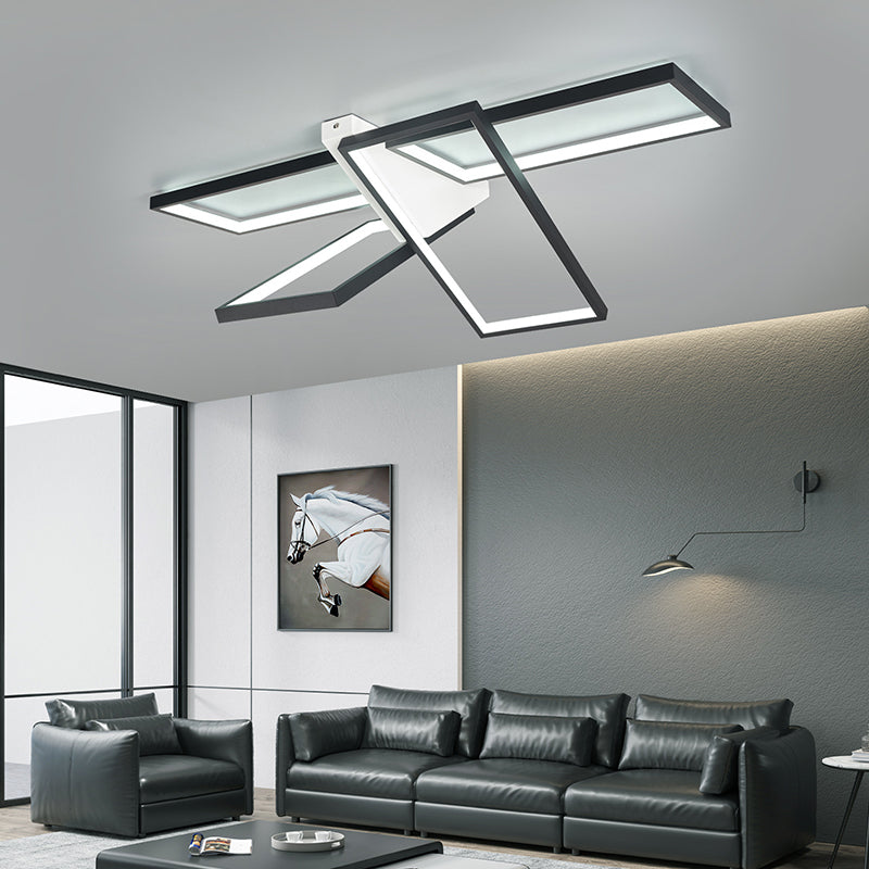 Modern Eclectic Aluminum Silicone Ceiling Light
