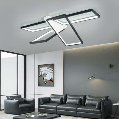 Modern Eclectic Aluminum Silicone Ceiling Light