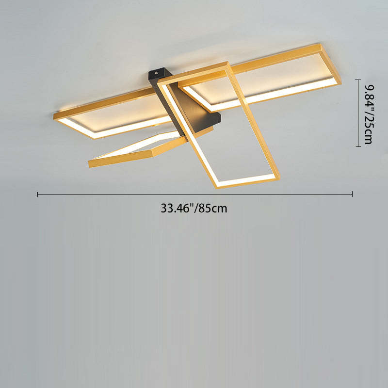 Modern Eclectic Aluminum Silicone Ceiling Light — Gold / Infinitely Dimmable / 220V-240V For UK/AU