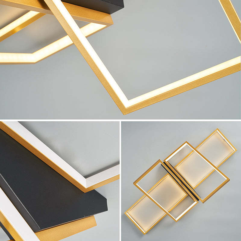 Modern Eclectic Aluminum Silicone Ceiling Light