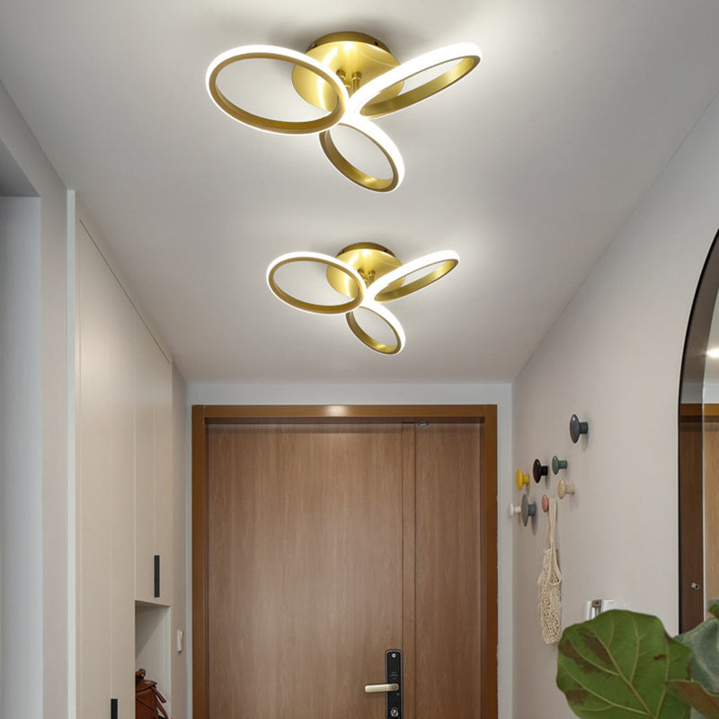 Scandinavian Aluminum Multi-Ring Ceiling Light
