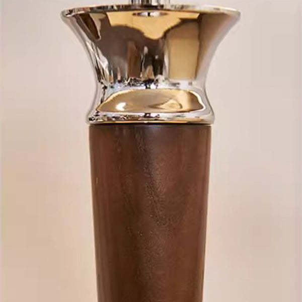 Japanese Mushroom Iron Solid Wood Table Lamp