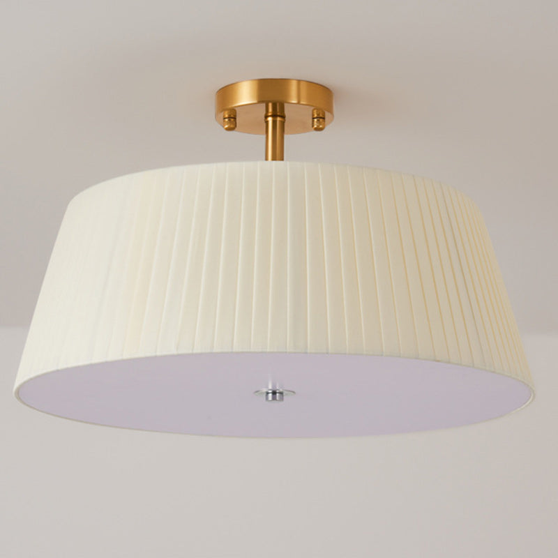 Scandinavian Tapered Fabric Ceiling Light