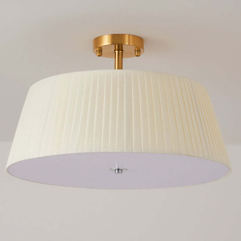 Scandinavian Tapered Fabric Ceiling Light