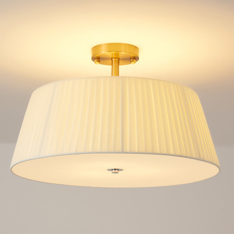 Scandinavian Tapered Fabric Ceiling Light