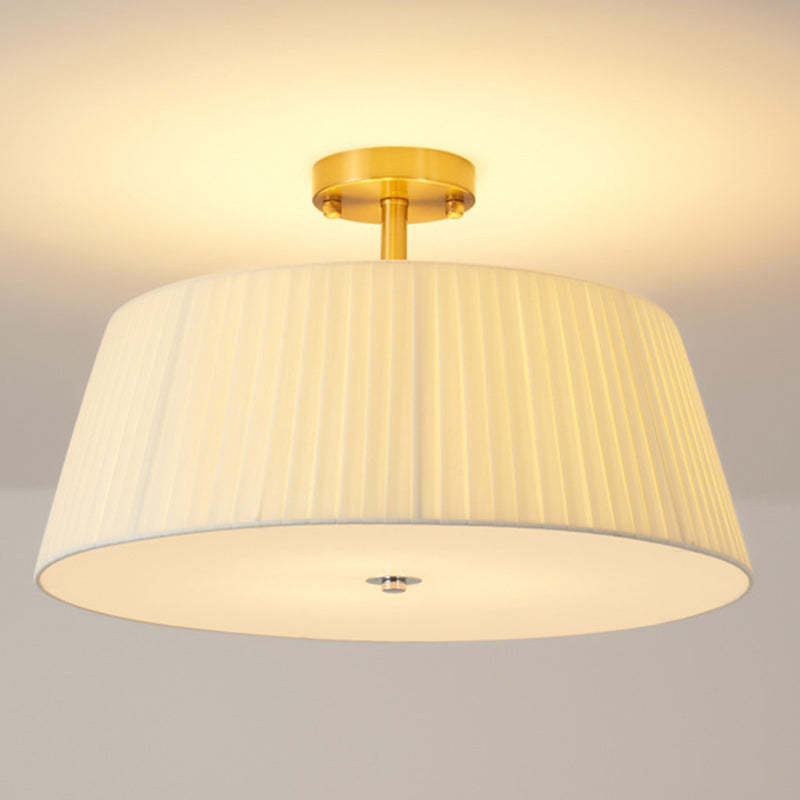 Scandinavian Tapered Fabric Ceiling Light