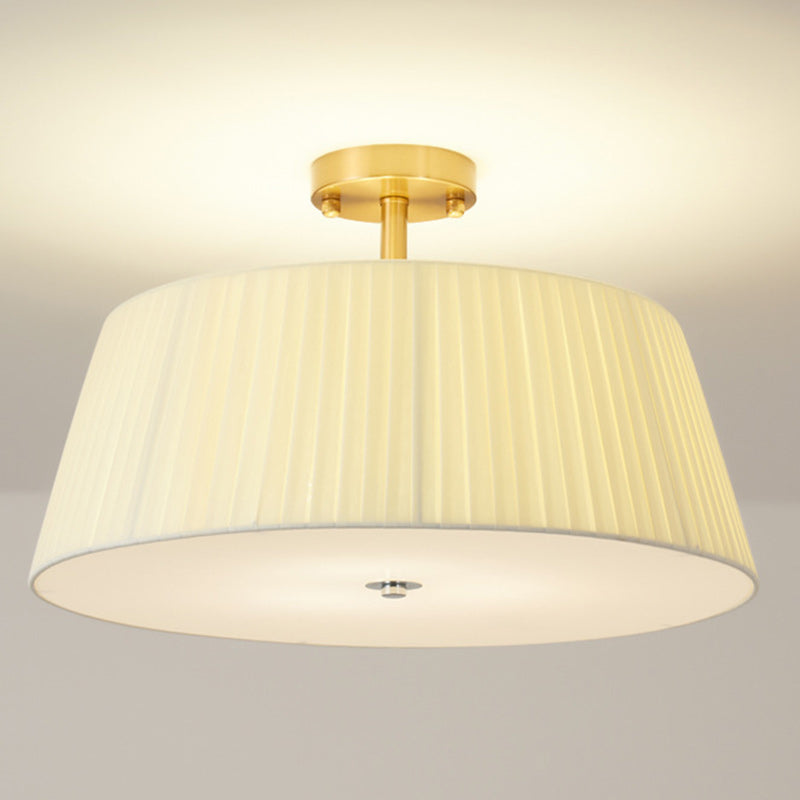 Scandinavian Tapered Fabric Ceiling Light