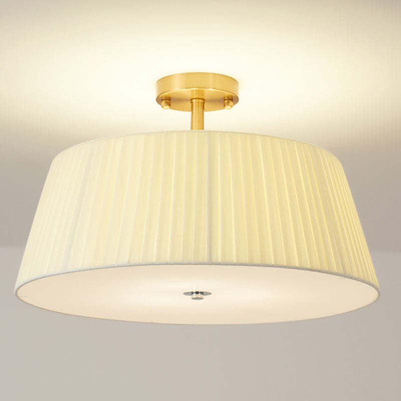 Scandinavian Tapered Fabric Ceiling Light