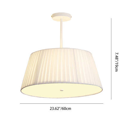 Scandinavian Tapered Fabric Ceiling Light