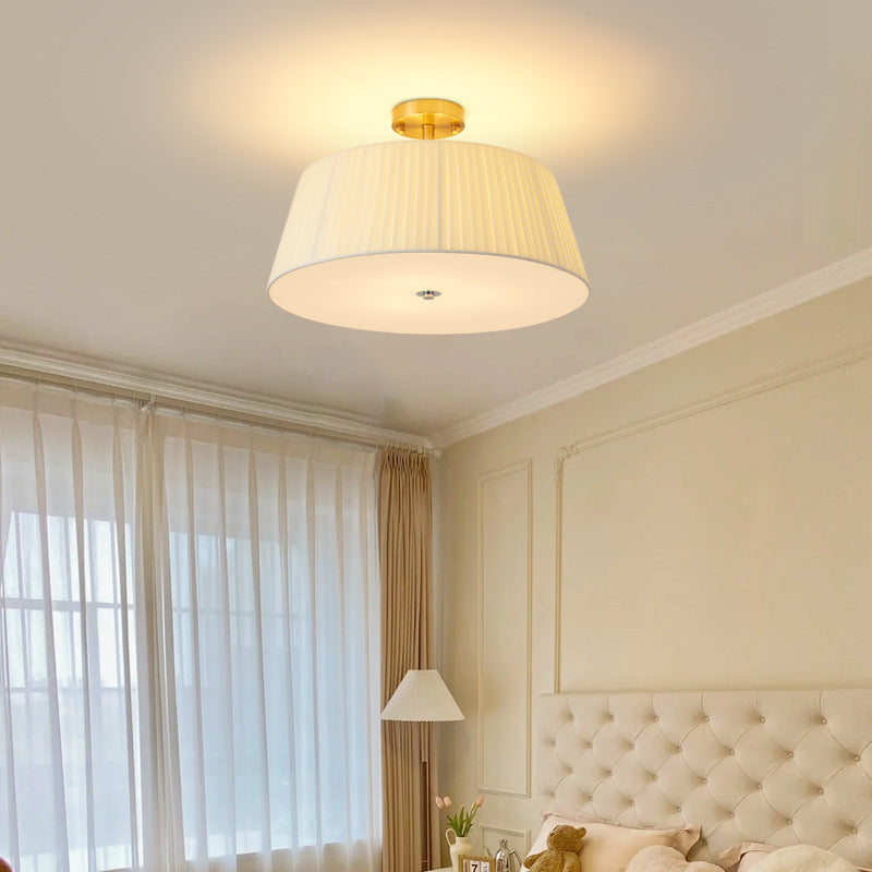 Scandinavian Tapered Fabric Ceiling Light
