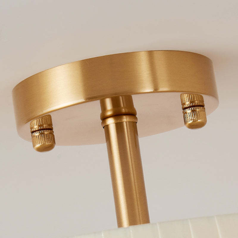 Scandinavian Tapered Fabric Ceiling Light