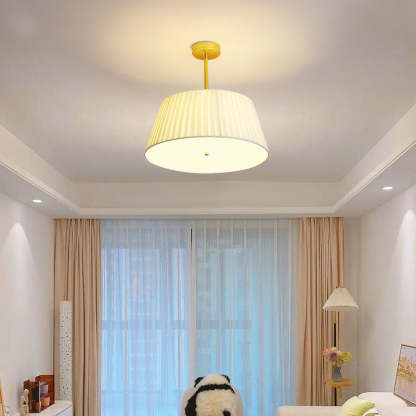 Scandinavian Tapered Fabric Ceiling Light