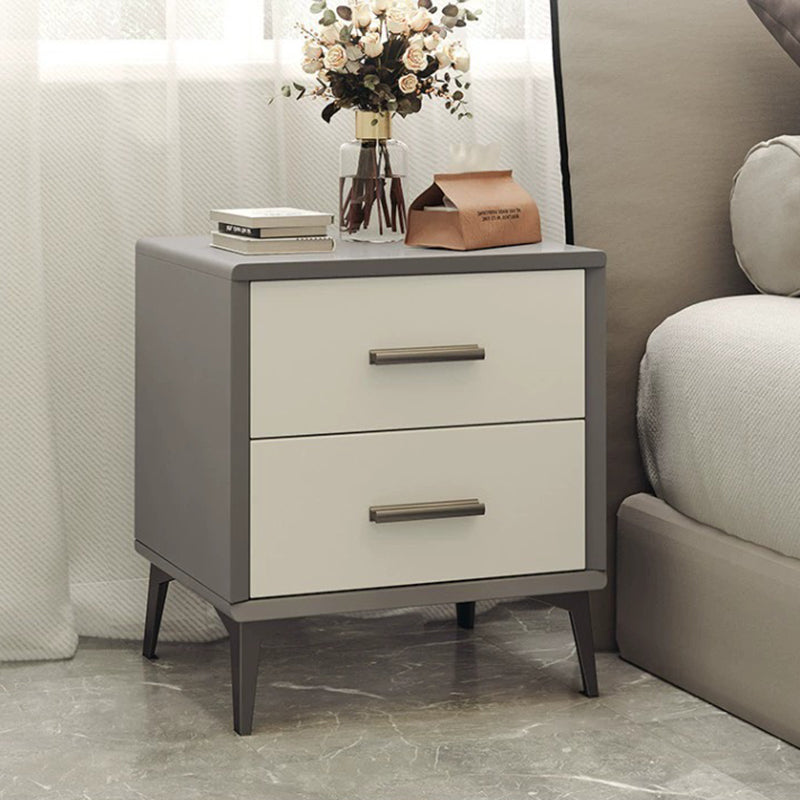 Nordic Wood 2-Drawer Nightstand