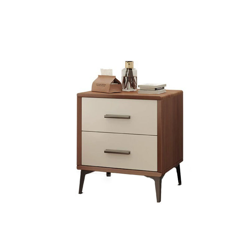 Nordic Wood 2-Drawer Nightstand